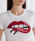 Футболка WASHED TJ LIPS Tommy Jeans - белый(DW0DW17373)