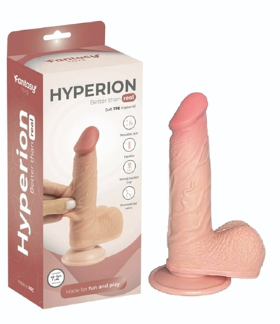 Фаллоимитатор Hyperion с подвижной кожей Fantasy Toys 18,5 см