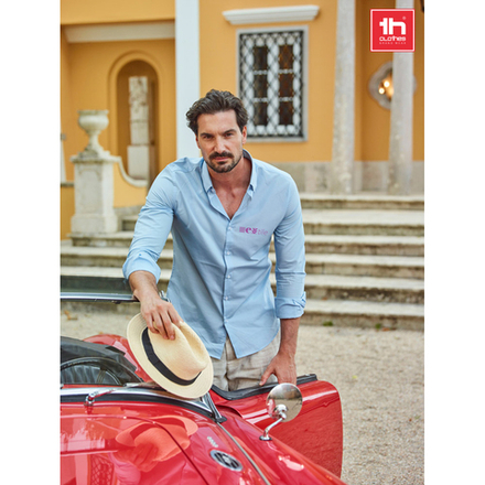 THC PARIS. Мужская рубашка poplin с длинными рукавами