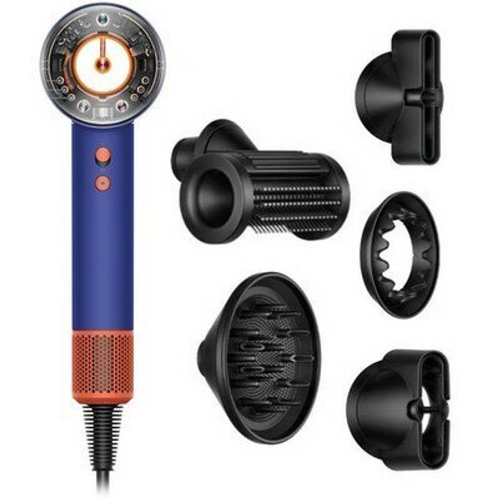Фен Dyson Supersonic Nural HD16 Vinca Blue/ Topaz Orange 1600 Вт