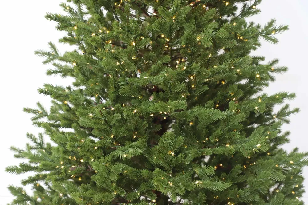 Елка с гирляндой встроенной 2в1 «Meribel» (Литая хвоя) 180 см / 1,8 м