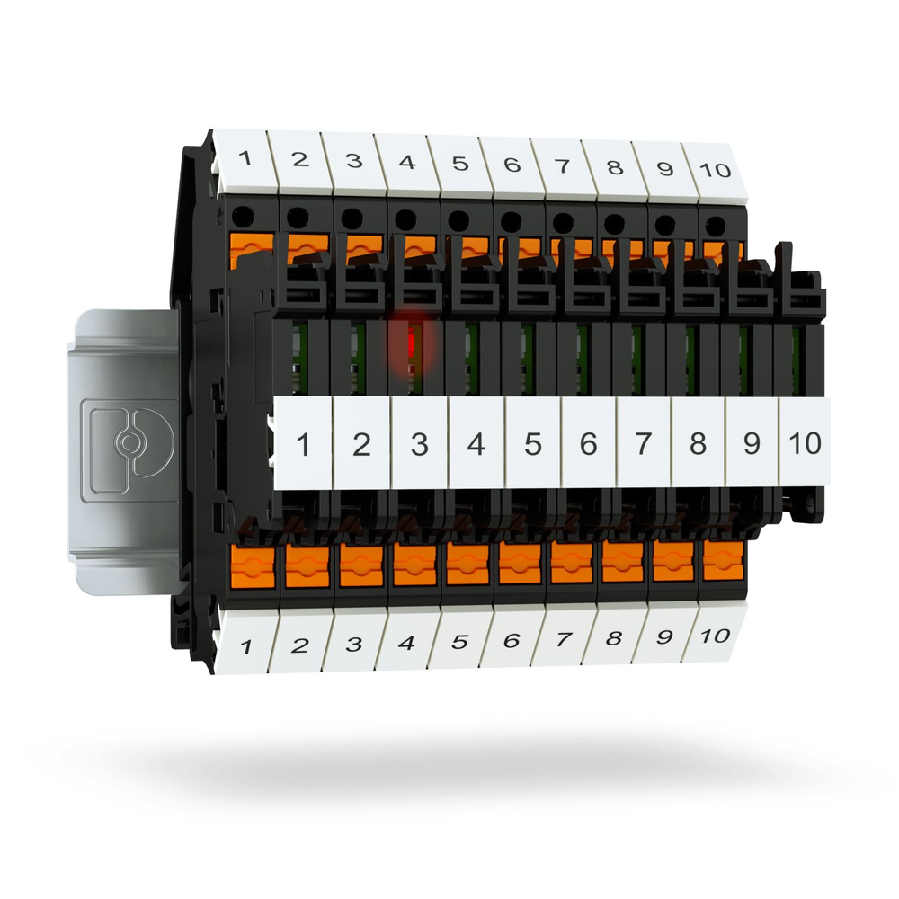 1058860 - PT 4-HESILED 24 (5X20) GY/GY - Клемма для предохранителя