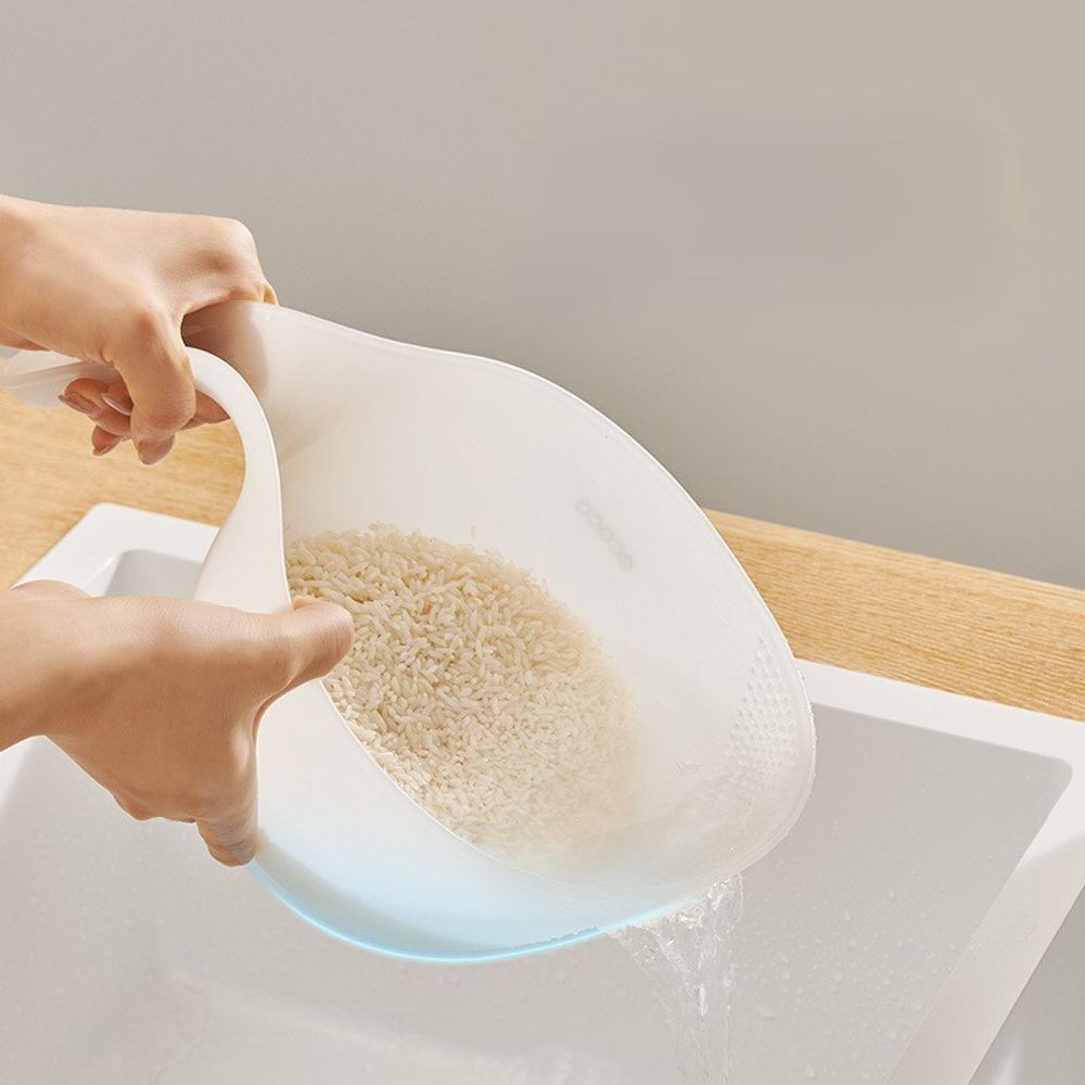 Двойной дуршлаг пластиковый с миской