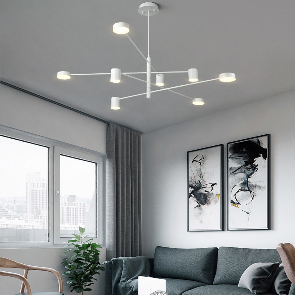 Люстра Motvikt Black 6 By Imperiumloft