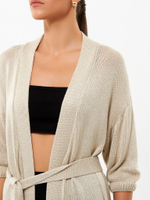 Кардиган MOREON с рукавом 3/4, светло-бежевый