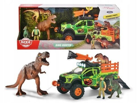 Игрушечный транспорт Dickie Toys Playlife - Автомобиль для отслеживания динозавров 25 см 3837026
