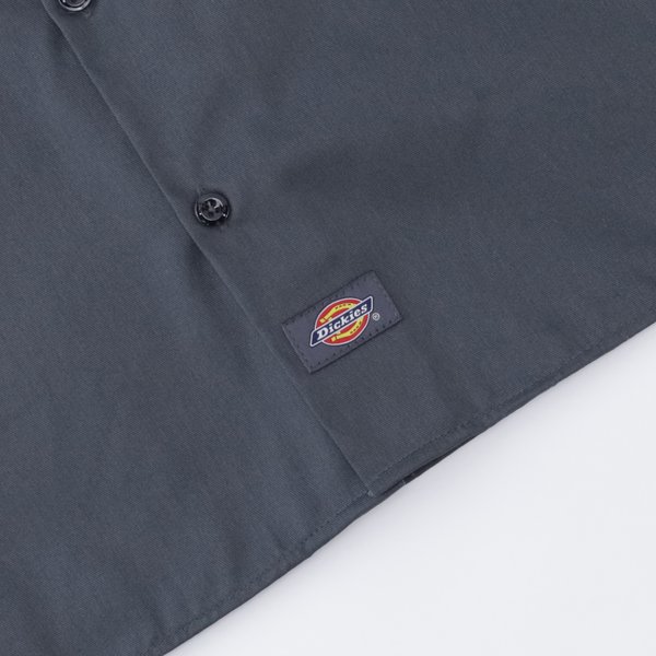 Рубашка Dickies Long Sleeve Work Shirt (charcoal) артикул: - купить в магазине Дайс