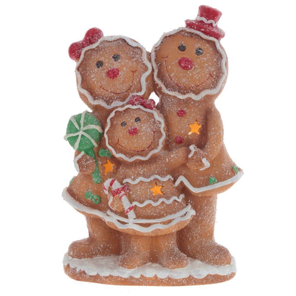 GAEM Фигурка декоративная с подсветкой "Пряники", L27 W14 H39,5 см (AAAх3 н/п)