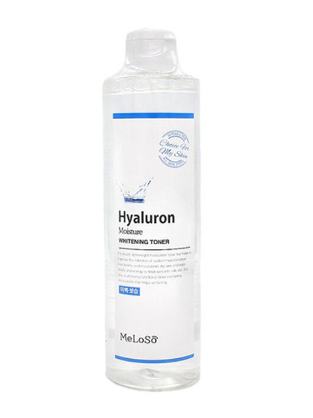 MELOSO Увлажняющий тонер с гиалуроновой кислотой Hyaluron Moisture Whitening Toner, 300 мл.