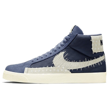 Кроссовки Nike Blazer Mid SB Sashiko Pack - Mystic Navy