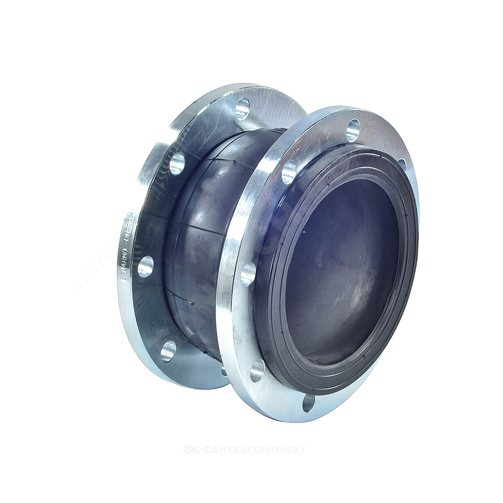 Компенсатор резиновый EPDM Ду 200 Ру10 фл L=205мм 8010 Benarmo сжатие/растяжение 20 мм/12 мм