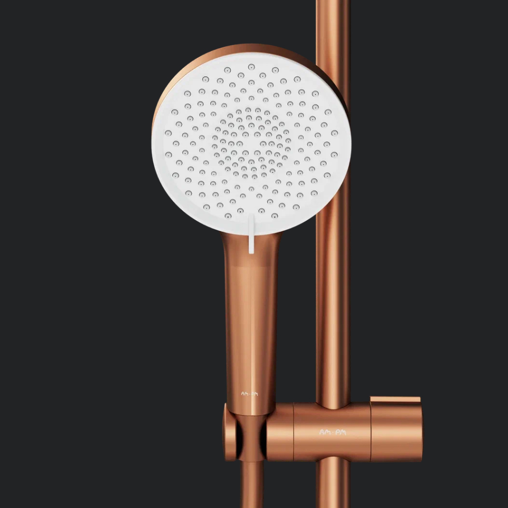 Душевая система с термостатом, розовое золото AM.PM X-Joy F0785A444