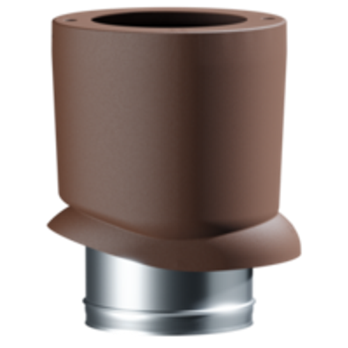 Docke PREMIUM/ Выход вентиляционный ИЗЛ-125/700/ Труба/ Светло-коричневый