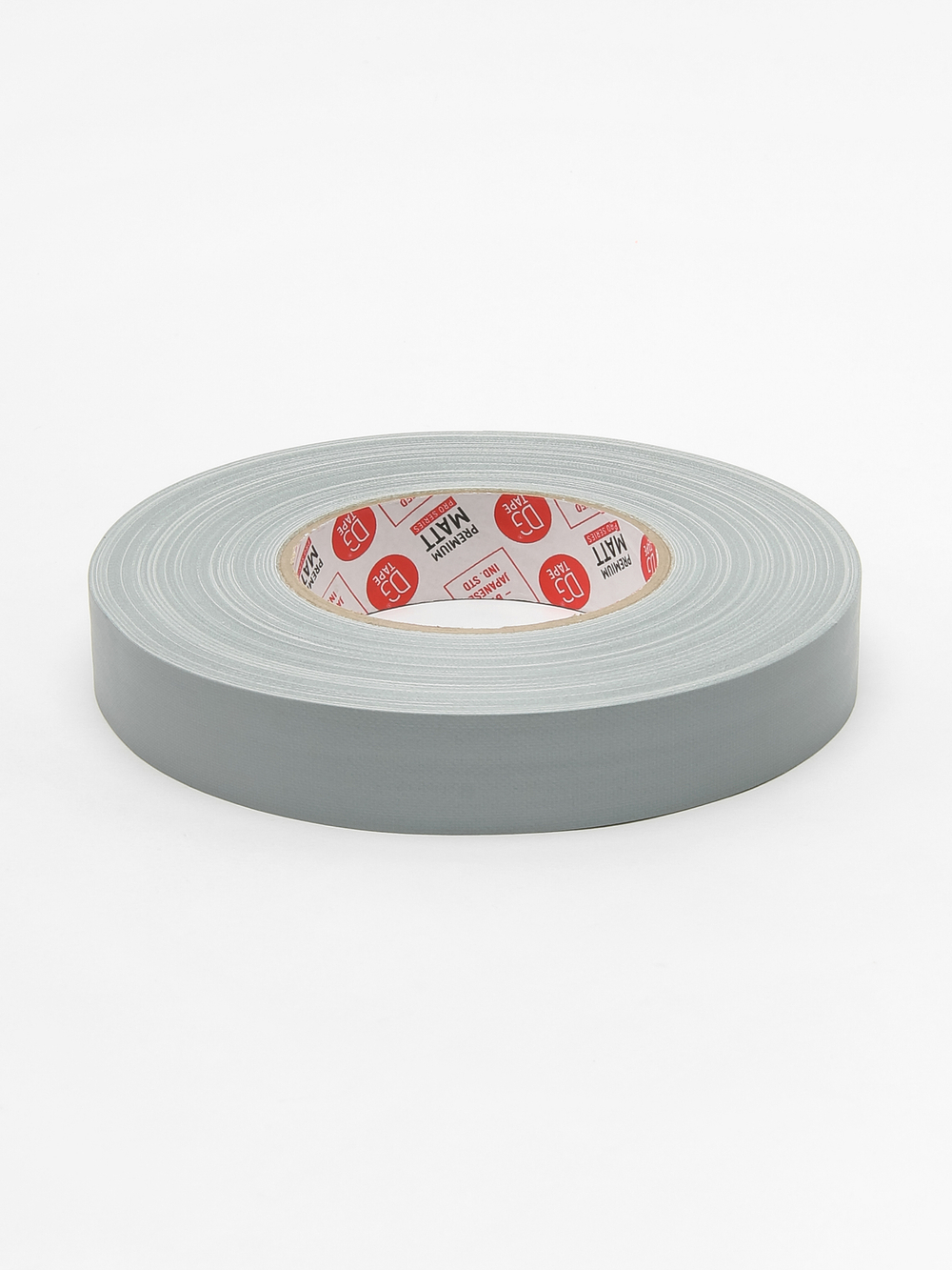 Клейкая лента Gaffer Tape@MATT - Гаффа тейп 25мм/50м - Матовый Серебро/Серый