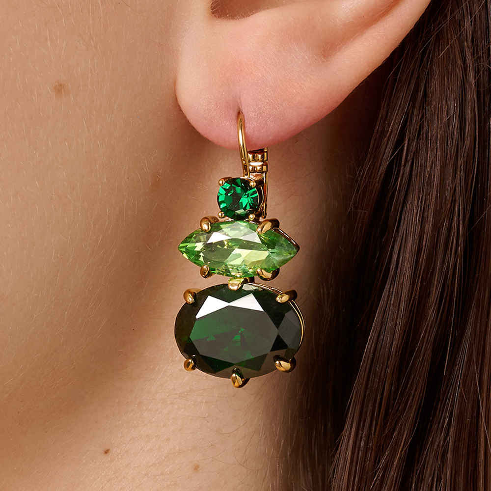 Серьги Dyrberg Kern PARSANA SG GREEN 470012