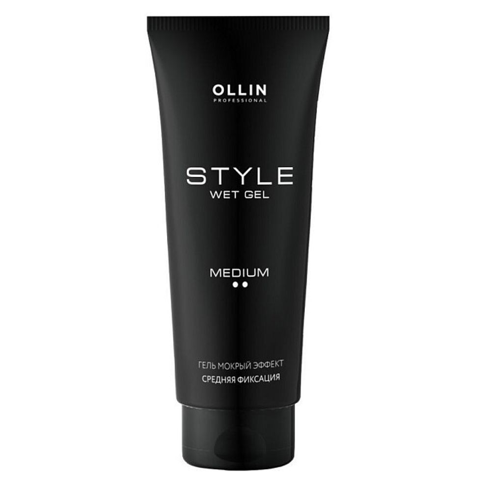 Гель Мокрый эффект для укладки волос средней фиксации OLLIN STYLE 200 мл