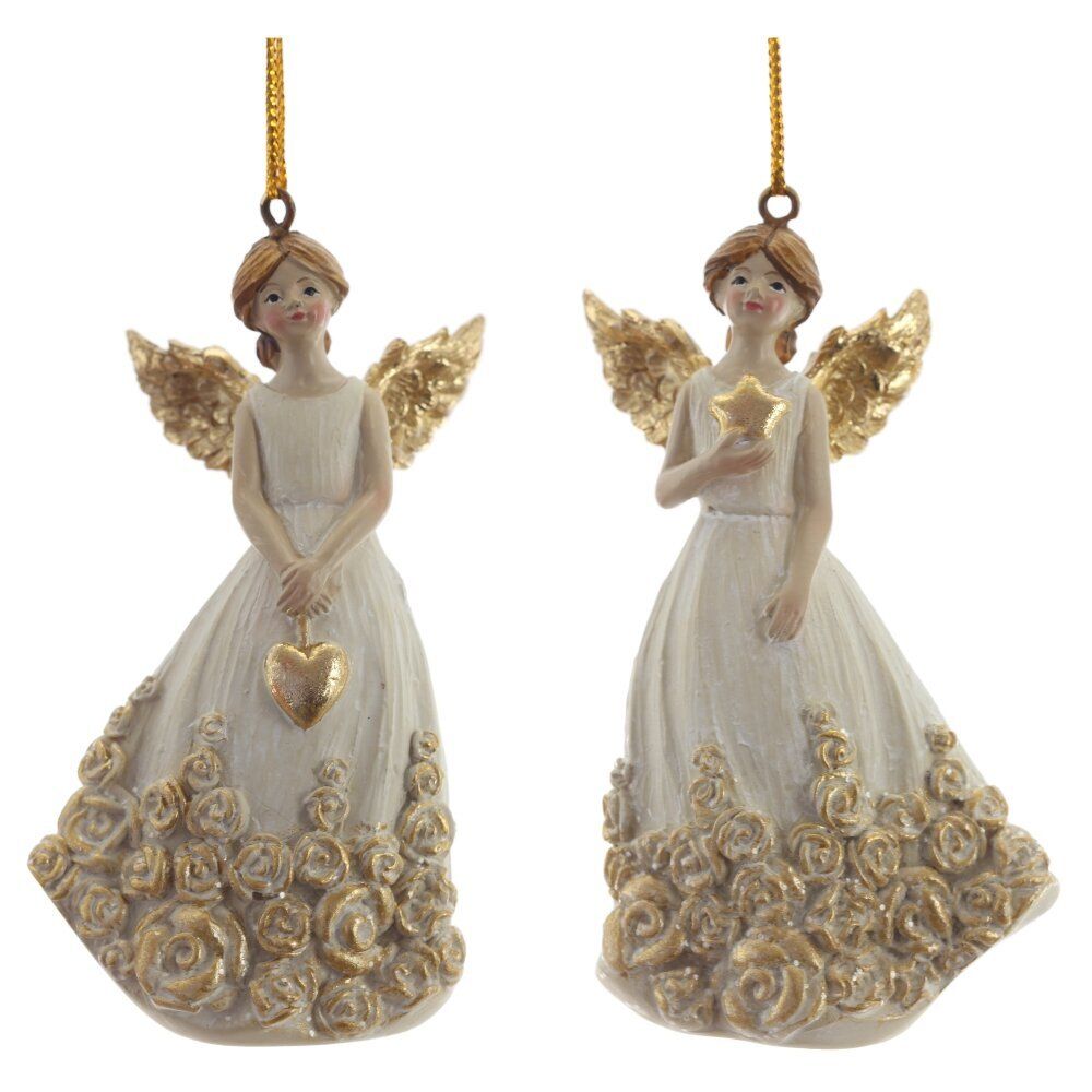 GAEM Фигурка декоративная подвесная "Ангел", L5 W3,5 H9,5 см, 2в.