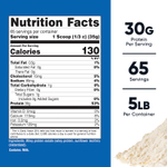 Nutricost, Изолят сывороточного протеина, без добавок, 2268 г (5 фунтов)