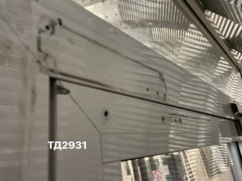 Дверь Алюминиевая Б/У 266(в) х 195(ш) Входная