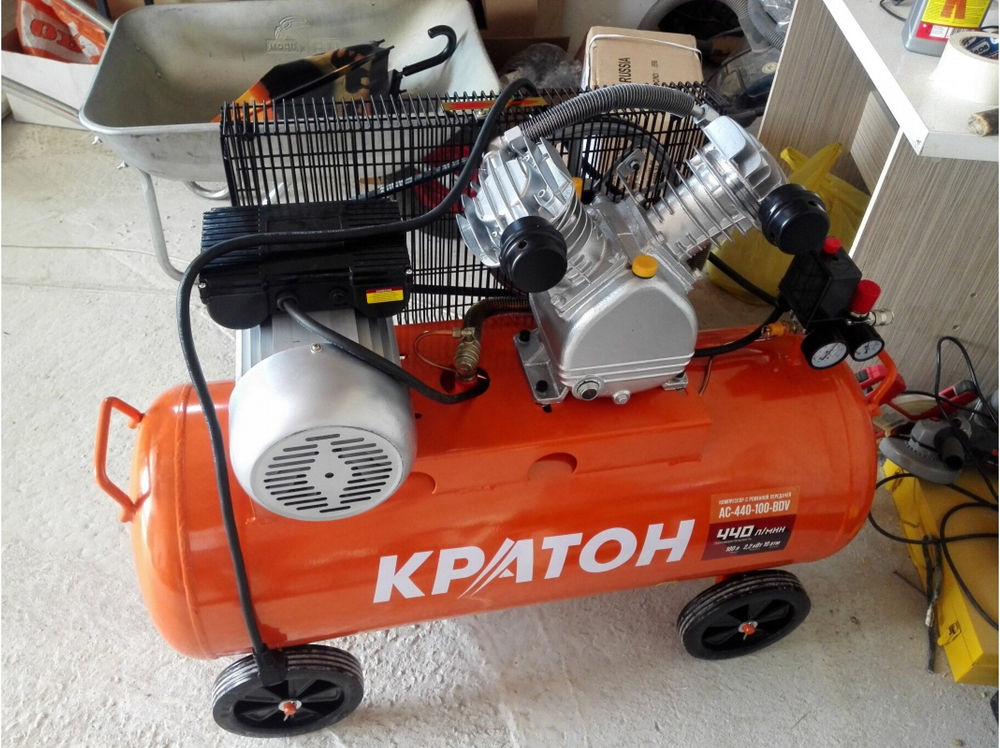 Компрессор с ременной передачей КРАТОН AC-440-100-BDV