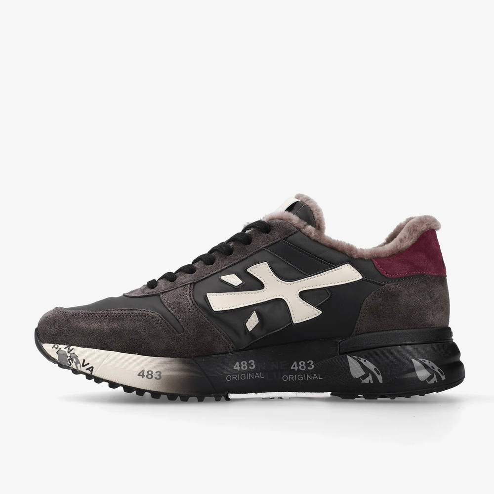 Комбинированные кроссовки Premiata Mick 7719М на меху