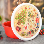 Миска 3,2л с крышкой "Modena. Игрушки", цвет красный