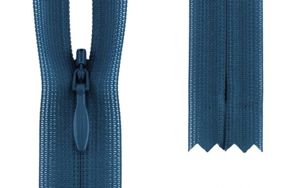 Молния потайная, неразъемная YKK Тип 2 20 см, цв.040