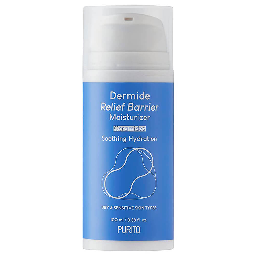 Purito Dermide Relief Barrier Moisturizer восстанавливающий крем с керамидами для сухой и чувствительной кожи