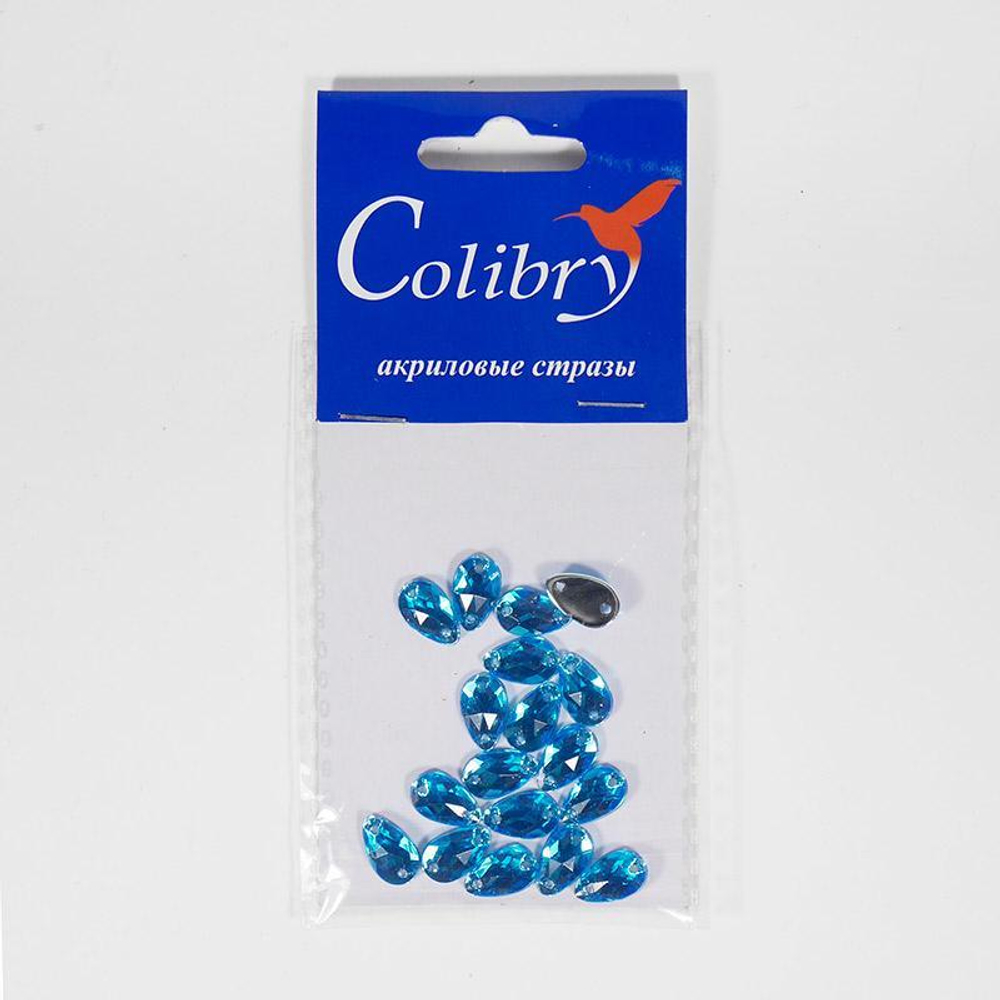 Стразы (овальные)-E8-10-Colibry