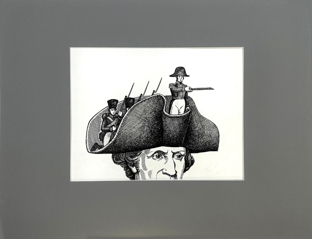 Пешков Р. В. Вперед. Бумага, тушь, перо. 2018 г.