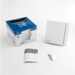 Накладной вентилятор Soler Palau SILENT-100 CZ MATT WHITE Blue strip (Голубая полоска)