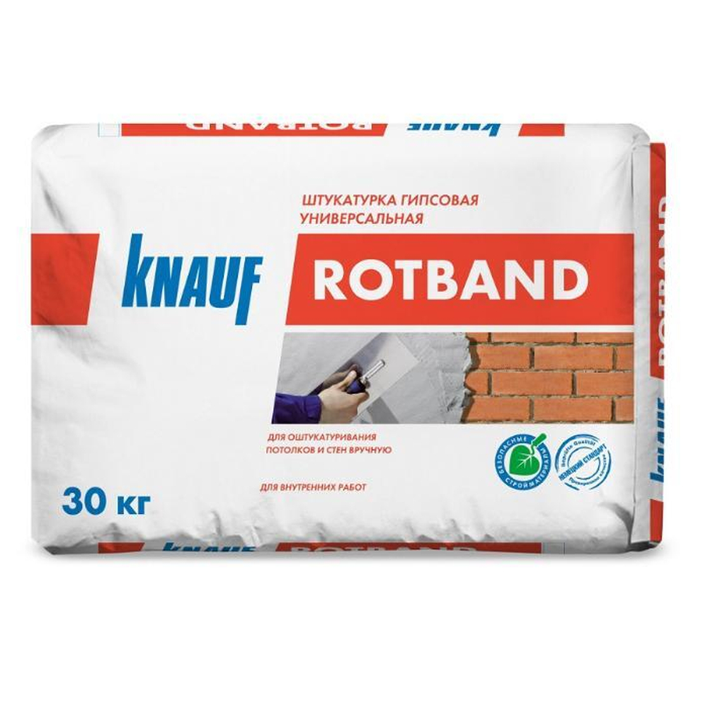 Штукатурка гипсовая Knauf Ротбанд 30 кг