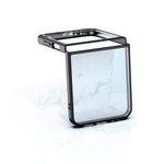 Чехол для Samsung Galaxy Z Flip 6 с прозрачной матовой задней панелью WLONS
