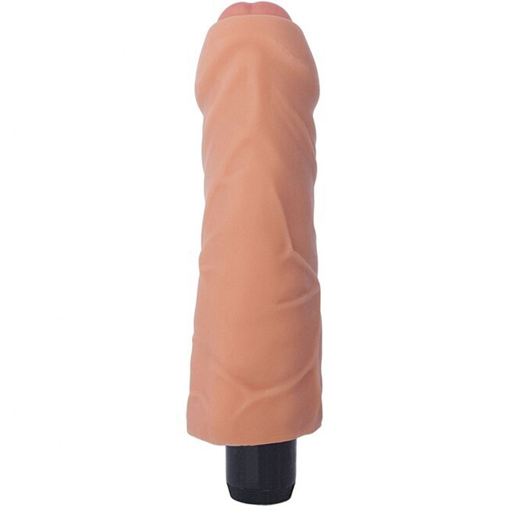 Вибратор Duo Density (19 см, телесный) (Цвет: телесный)
