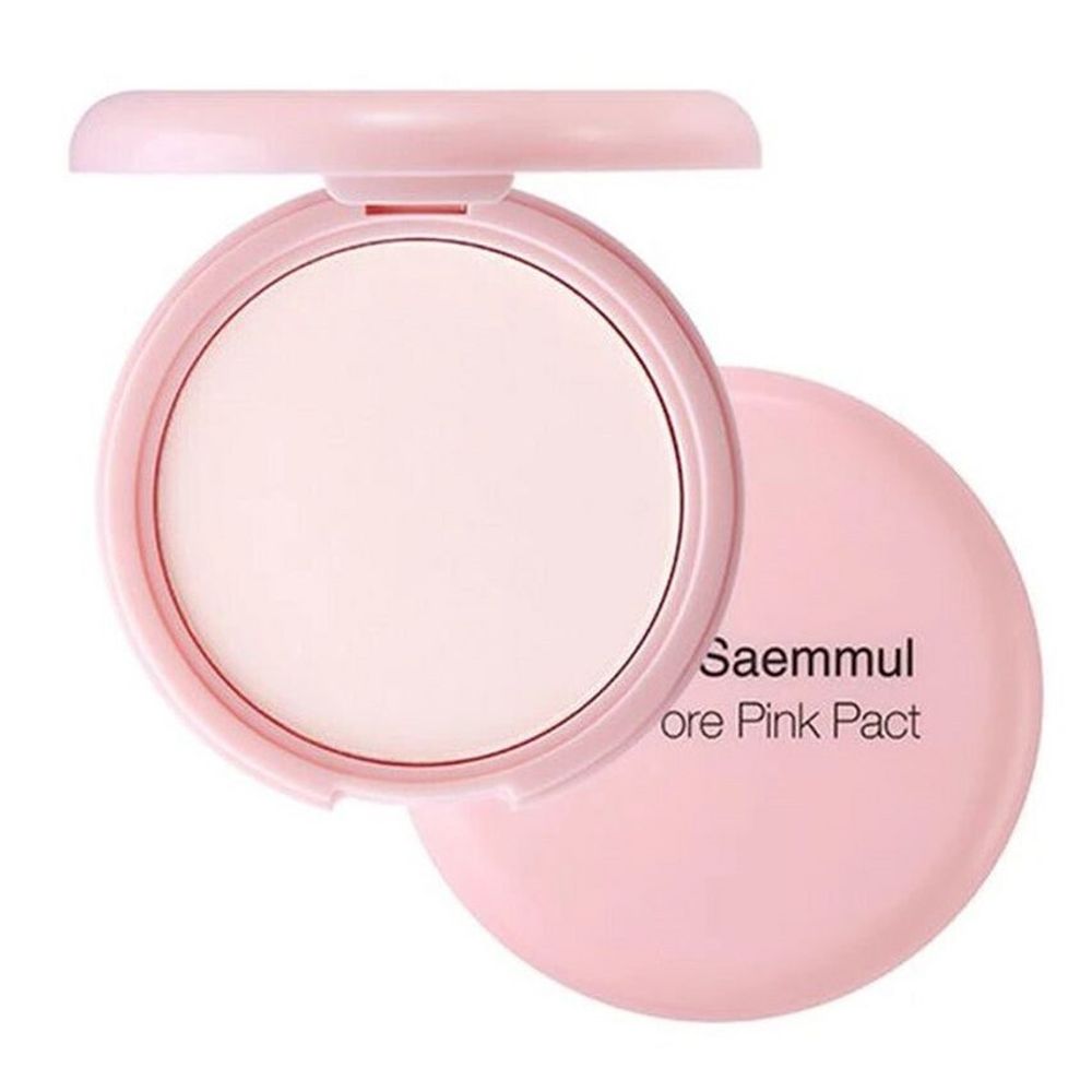 Пудра для маскировки недостатков кожи с каламином THE SAEM Saemmul Perfect Pore Pink Pact 11г