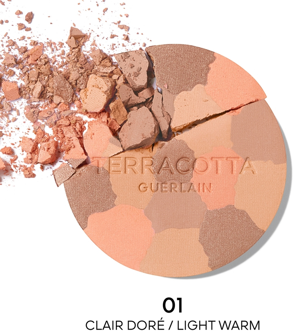 GUERLAIN Terracotta Light - Осветляющая бронзирующая пудра, 10 g