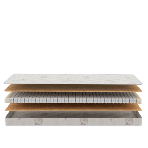 Матрас детский Junior, пружинный, выше средней жесткости 60х120