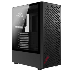 Корпус для компьютера XPG VALOR AIR black / ATX / tempered glass / 4x 120mm black fans / front magnet filter / VALORAIRMT-BKCWW