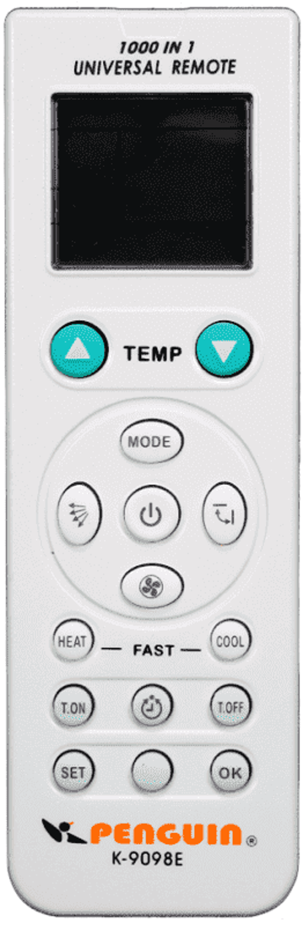 K-9098E (universal 1000 in 1) ПДУ для кондиционеров