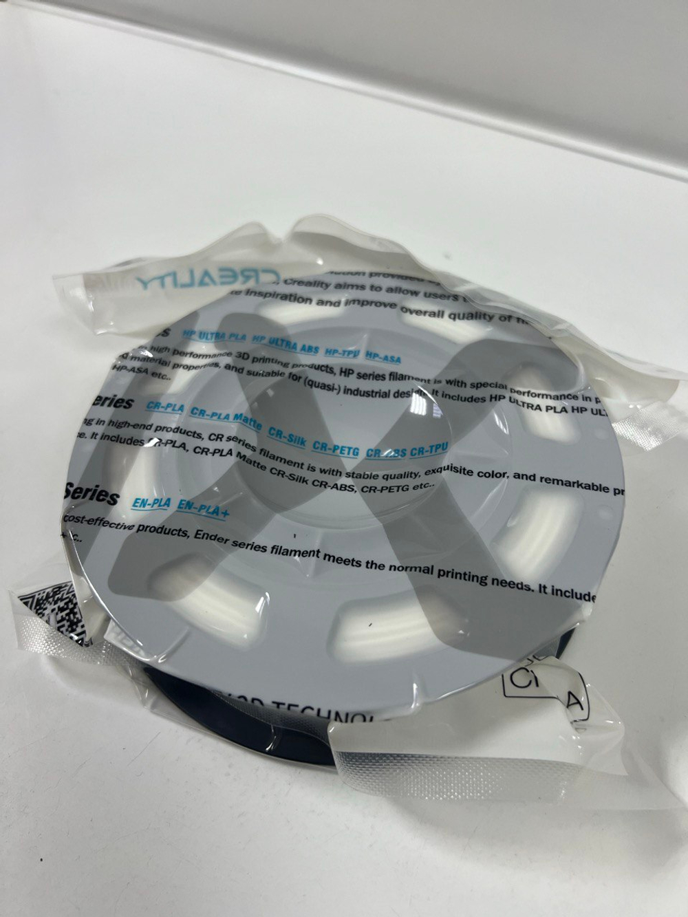 Катушка Hyper PLA-пластика Creality 1.75 мм 0.2кг., белая