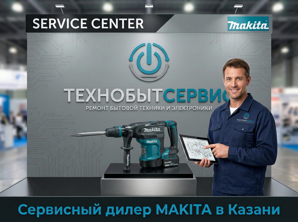 Ремонт отбойного молотка Makita в Казани