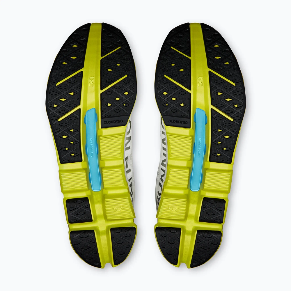 Кроссовки для бега On Cloudflow 5 white/lime