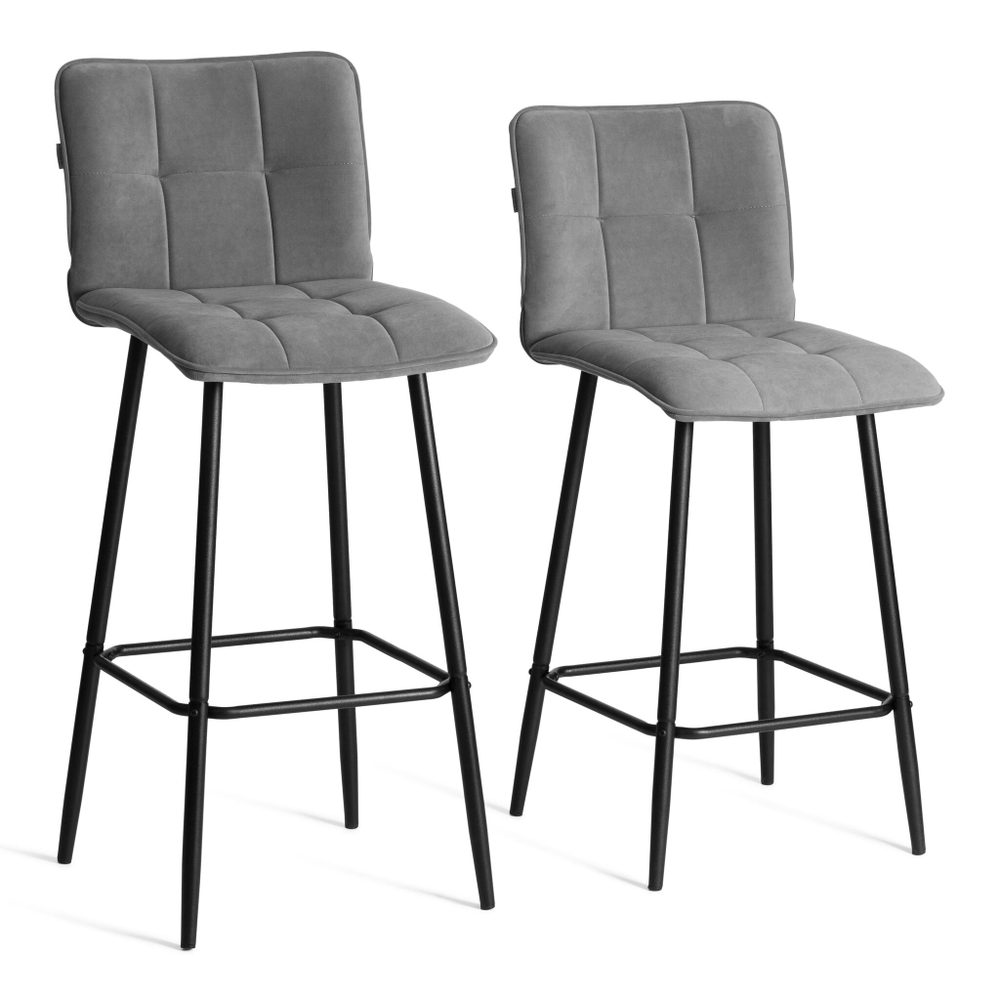 Полубарный стул  Bari/Бари велюр, бежевый, 7, 42х55х99 см