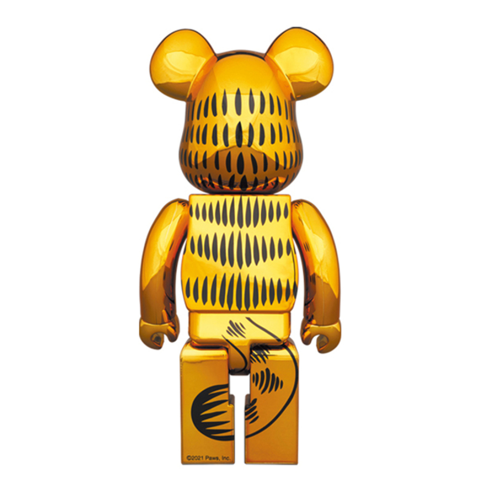 Дизайнерские игрушки BE@RBRICK GARFIELD GOLD CHROME Ver 100%400%1000% 7cm/28cm/70cm, 1644141-604026185