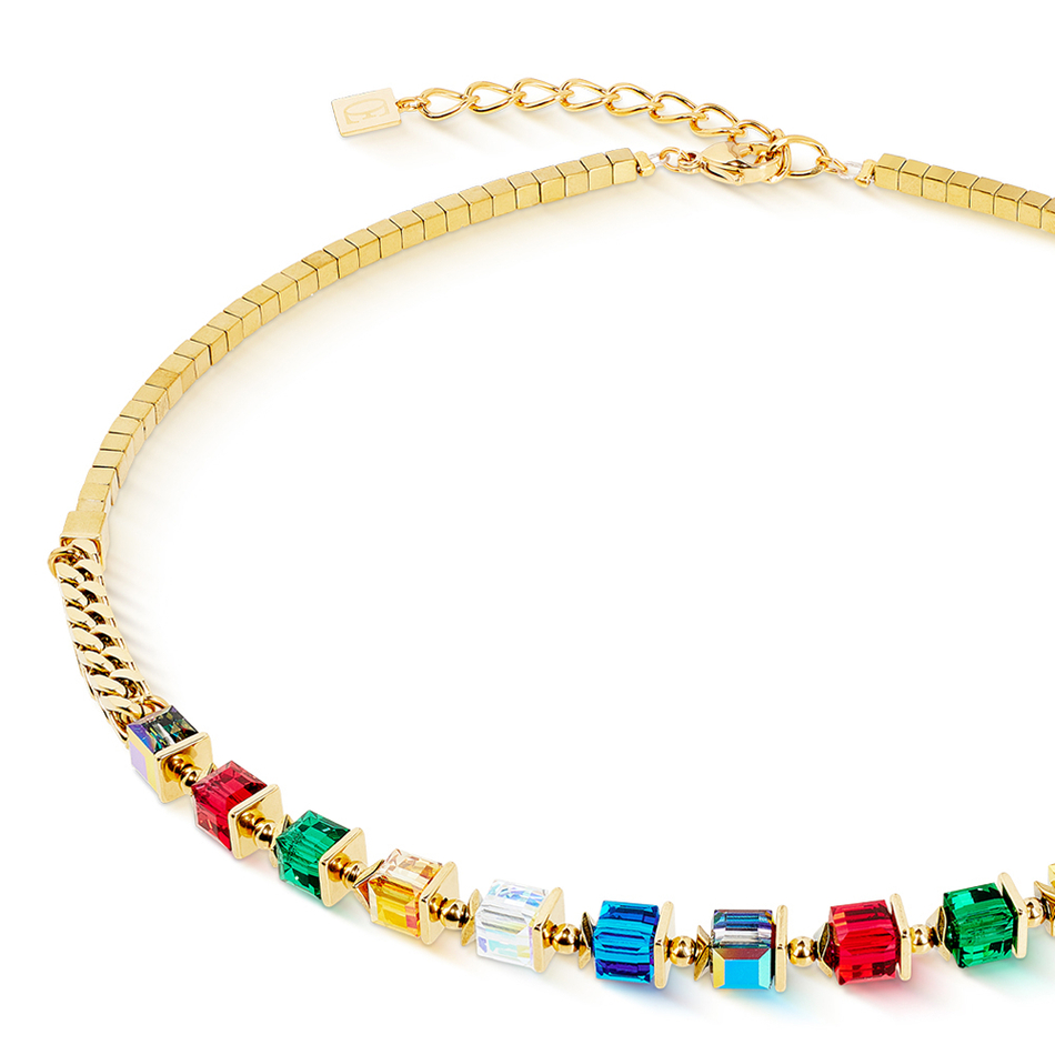 Колье Coeur de Lion Multicolour Gold 2100/10-1516