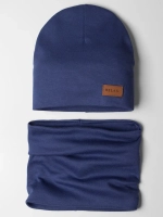 Шапка для мальчика осенняя и снуд