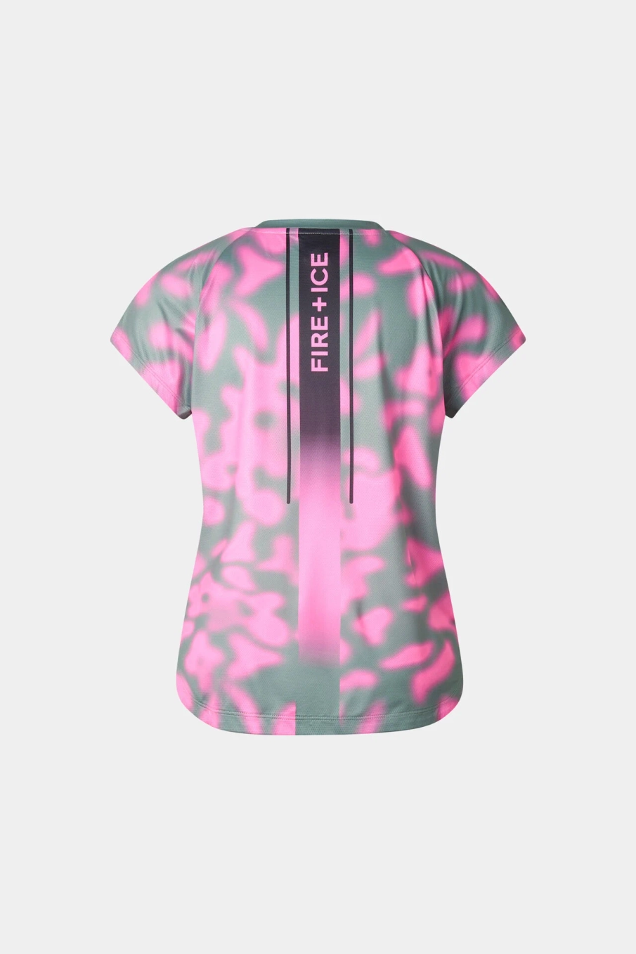 Футболка BOGNER FIRE+ICE BRENNA в зелено-розовом цвете