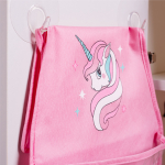 Набор для детского сада: кармашек, чехол, наклейки. Единорожек