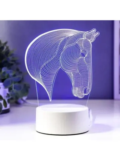 Светильник «Лошадь» LED RGB от сети