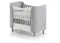 Кроватка KIDI Soft mini cпальное место 60*120 см (серый)